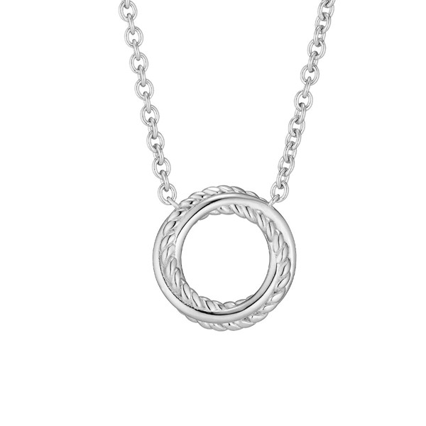 情定日冕 純銀 男款情侶項鍊/對鍊