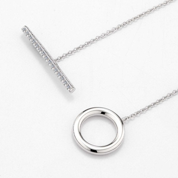 炙愛日珥 純銀 女款情侶紀念對鍊/項鍊