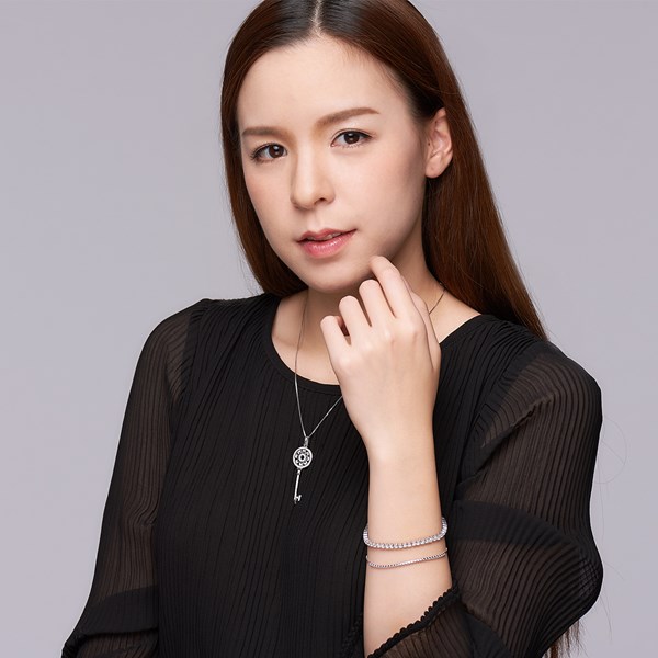 細緻美鑽奢華 純銀 女款手鍊/腳鍊飾品