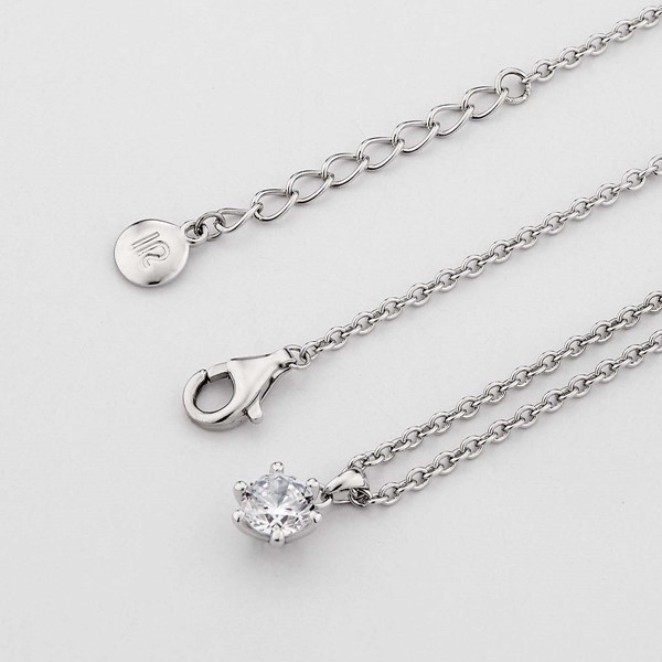 六角星 2克拉純銀 女款項鍊