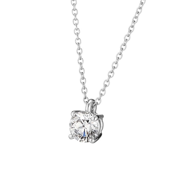 恆星 1克拉純銀 女款項鍊