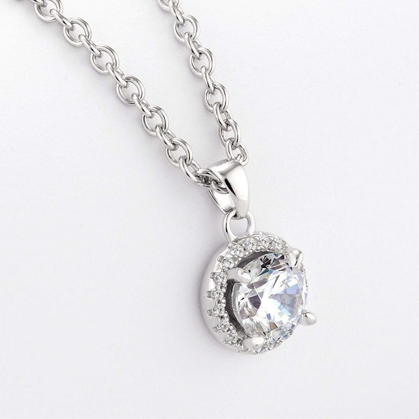 璀鑽星環  2克拉純銀 女款項鍊