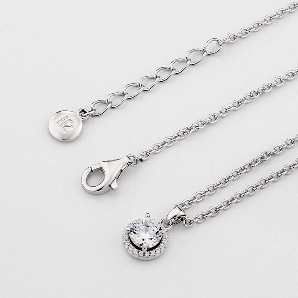 璀鑽星環  2克拉純銀 女款項鍊