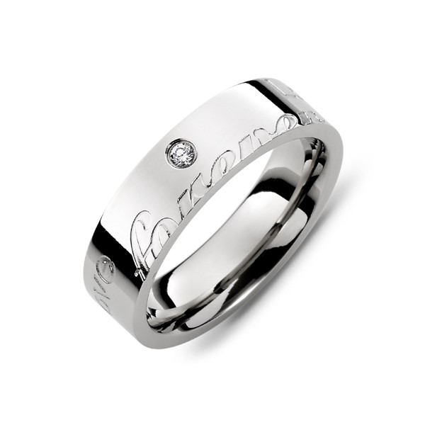 愛的印記無限的愛 西德鋼 女款戒指飾品