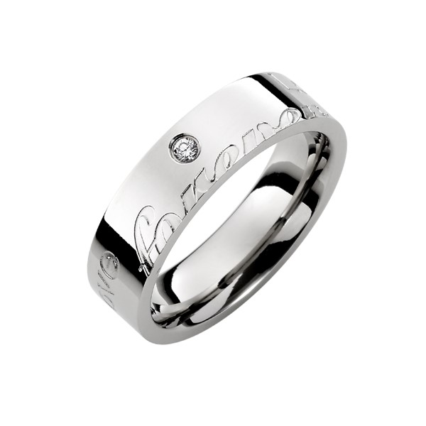 愛的印記無限的愛 西德鋼 男款戒指飾品