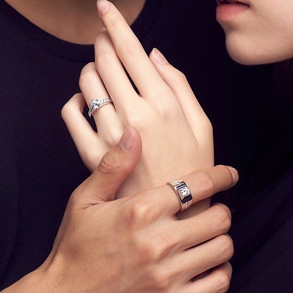 一輩子的約定 鉑金(白金) 結婚對戒