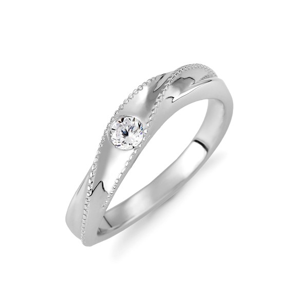 守護誓言 鉑金(白金)鑽石結婚對戒