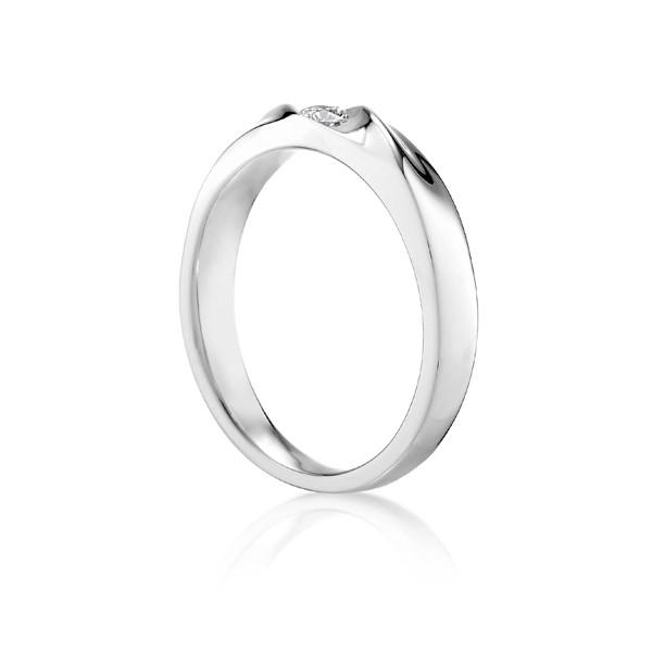 維繫幸福 鉑金(白金) 鑽石結婚對戒