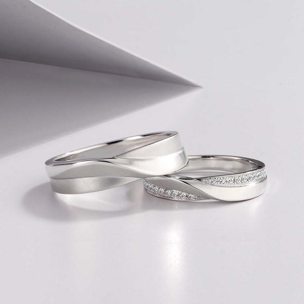 星系引力-無盡 鉑金(白金)結婚對戒