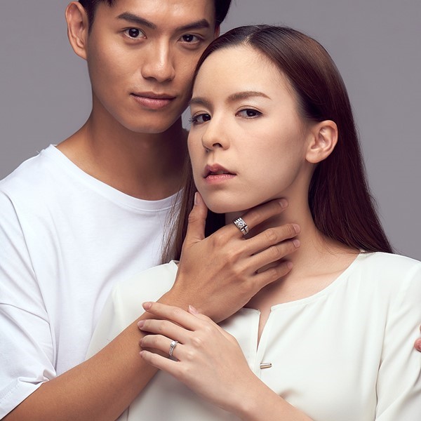 婚禮上的承諾  鉑金(白金)結婚對戒