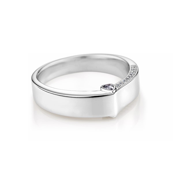 美好點滴 鉑金(白金)男款結婚對戒