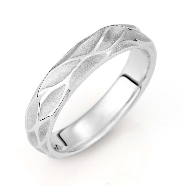 戀戀漣漪 鉑金(白金) 男款結婚對戒