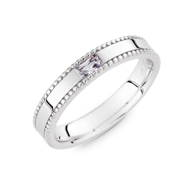 簡單生活 鉑金(白金) 女款結婚對戒