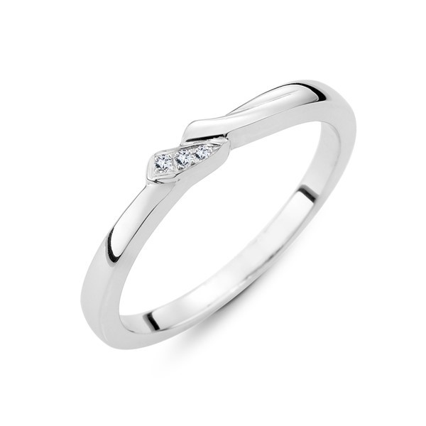 閃耀幸福 鉑金(白金)女款結婚對戒