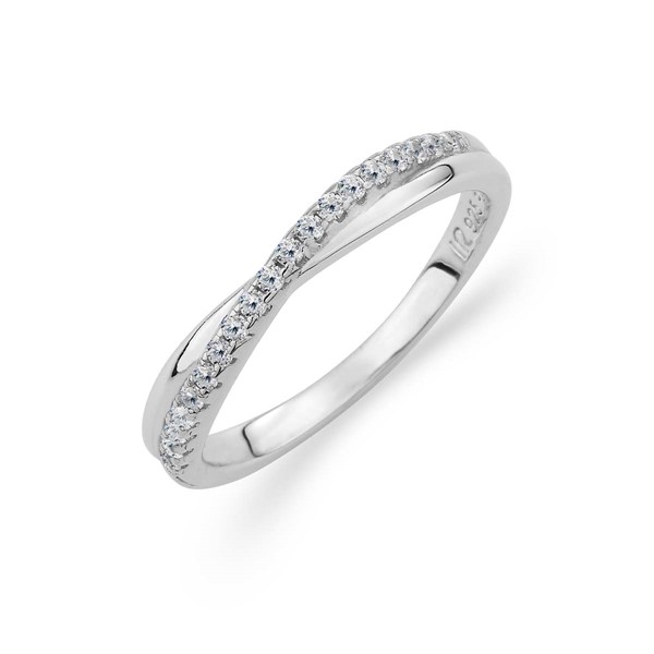 同向而行 鉑金(白金)女款結婚對戒