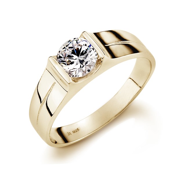 讓我在你身邊 黃金(14K金)鑽石結婚對戒