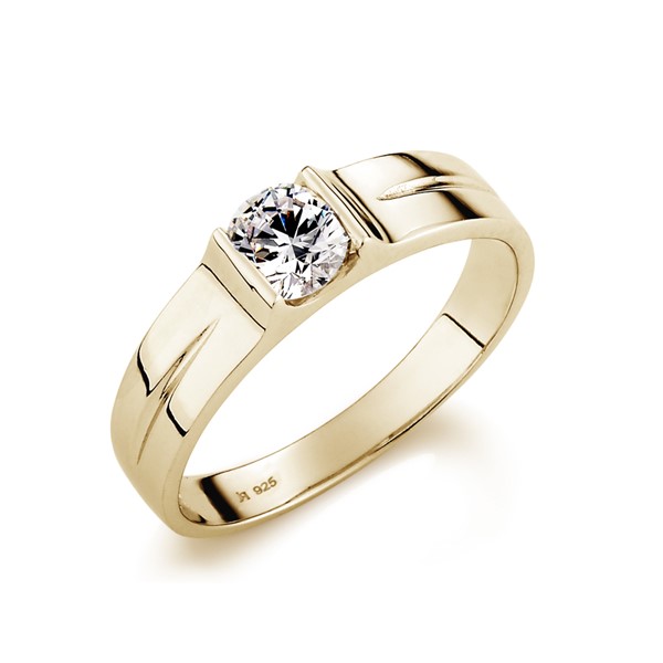 讓我在你身邊 黃金(14K金)鑽石結婚對戒
