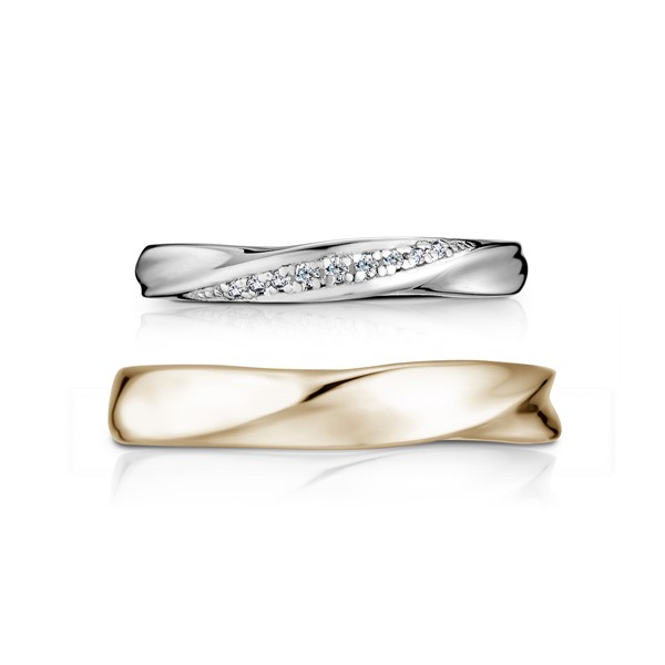 伊漾-敦厚 黃金(14K金)鑽石結婚對戒