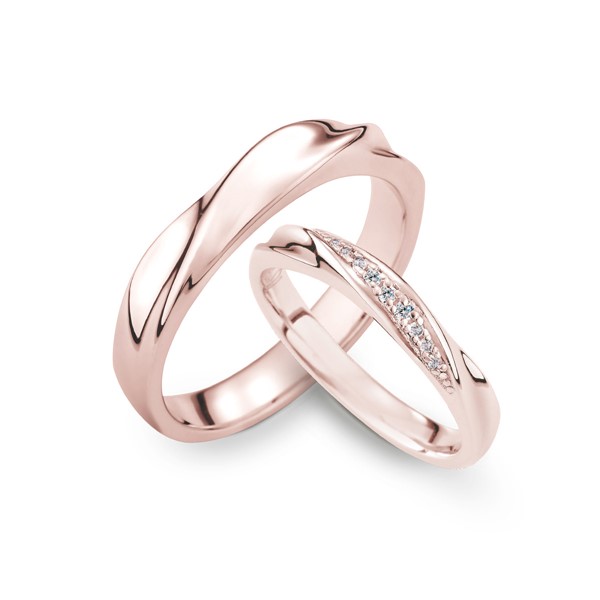 伊漾-敦厚 黃金(14K金)鑽石結婚對戒