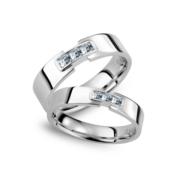 情繫一生 黃金(14K金)鑽石結婚對戒