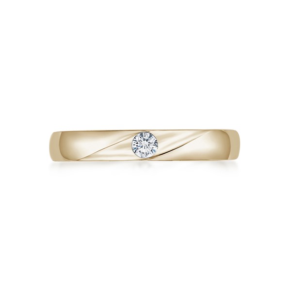 維繫幸福 玫瑰金(18K金)鑽石結婚對戒