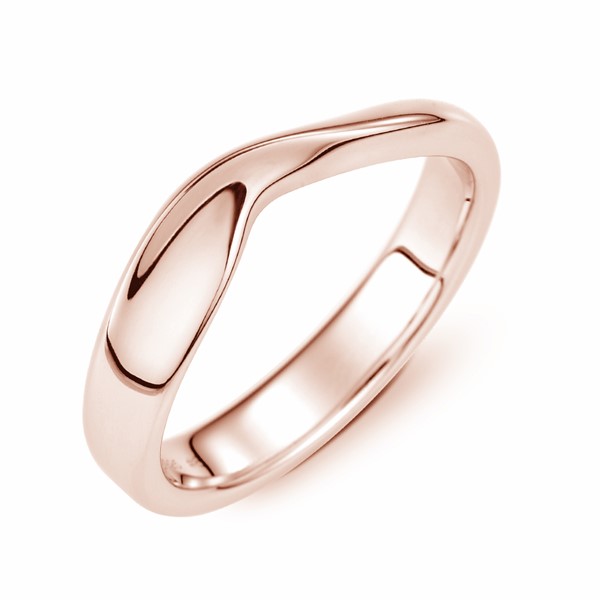 愛的禮物 玫瑰金(18K金)鑽石結婚對戒