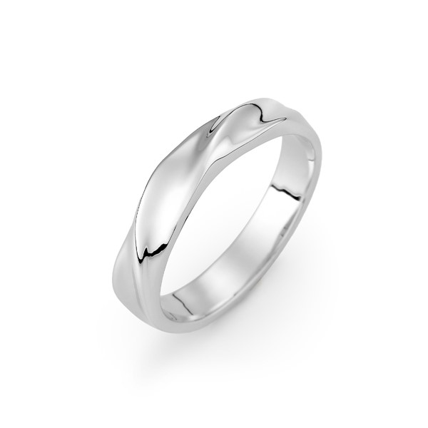 伊漾敦厚｜寬戒款 玫瑰金(18K金)男款結婚對戒