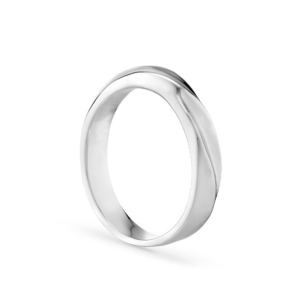 伊漾敦厚｜寬戒款 玫瑰金(18K金)男款結婚對戒