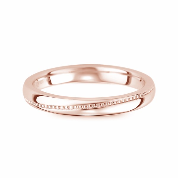 愛的約定 玫瑰金(18K金)男款結婚對戒