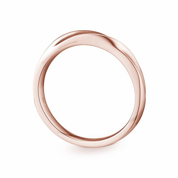 伊漾戀曲 玫瑰金(18K金)男款結婚對戒