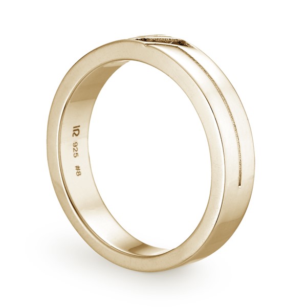 流星之吻 玫瑰金(18K金)男款結婚對戒