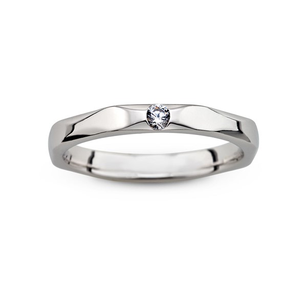 獨家記憶 玫瑰金(18K金)女款結婚對戒