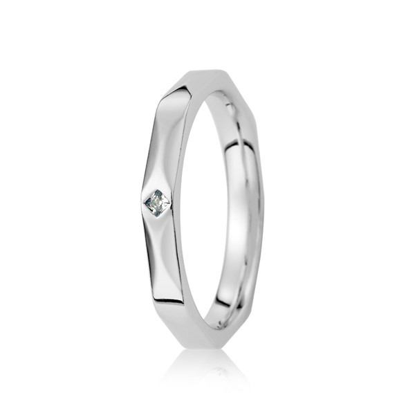 愛的練習題 玫瑰金(18K金)女款結婚對戒