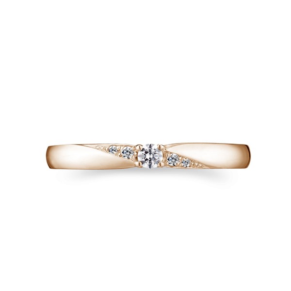 星系引力-心點 18K金(玫瑰金) 女款結婚對戒