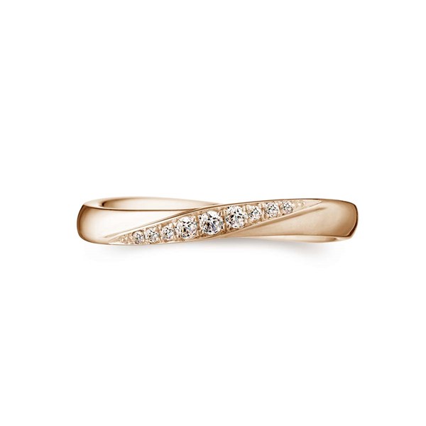 星系引力-曦軌 18K金(玫瑰金) 女款結婚對戒