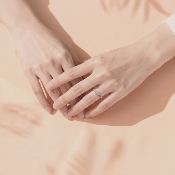 鍾情於你 玫瑰金(18K金)30分求婚訂婚鑽戒