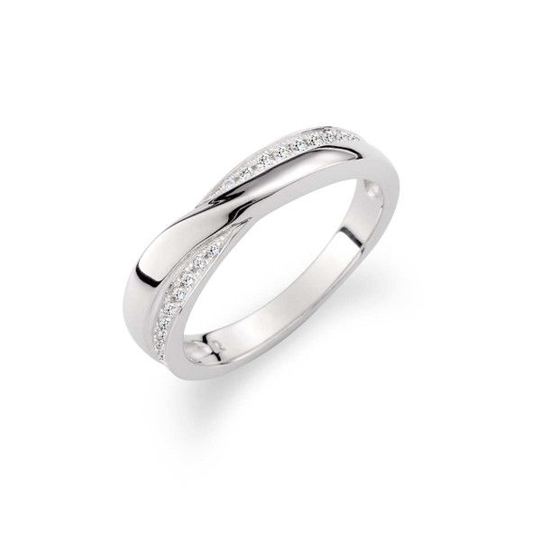 星系引力-無盡 925純銀/真鑽 結婚對戒