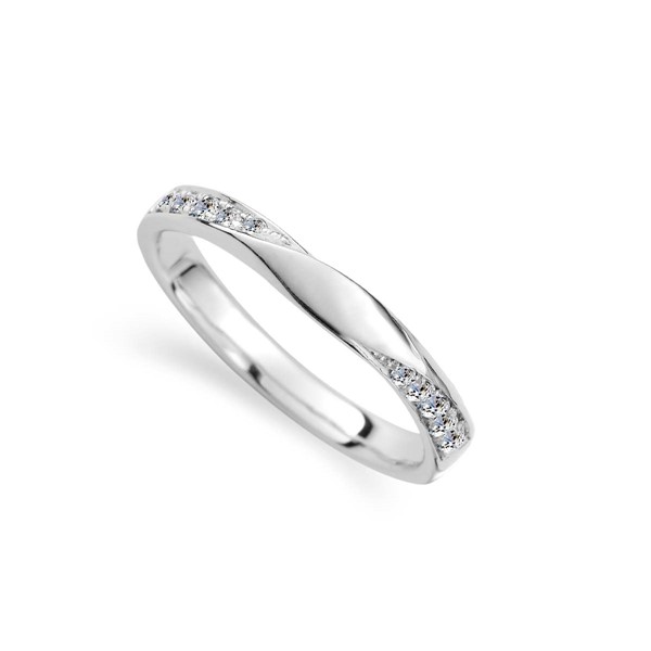 星系引力-星環 925純銀/真鑽 結婚對戒