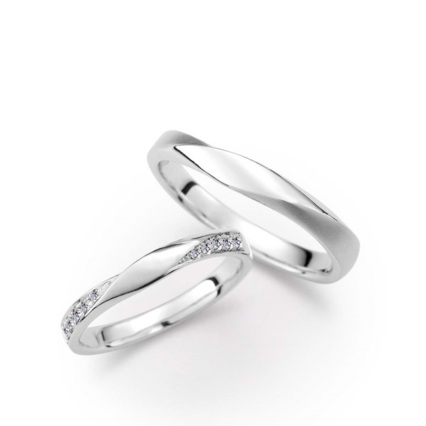 星系引力-星環 925純銀/真鑽 結婚對戒