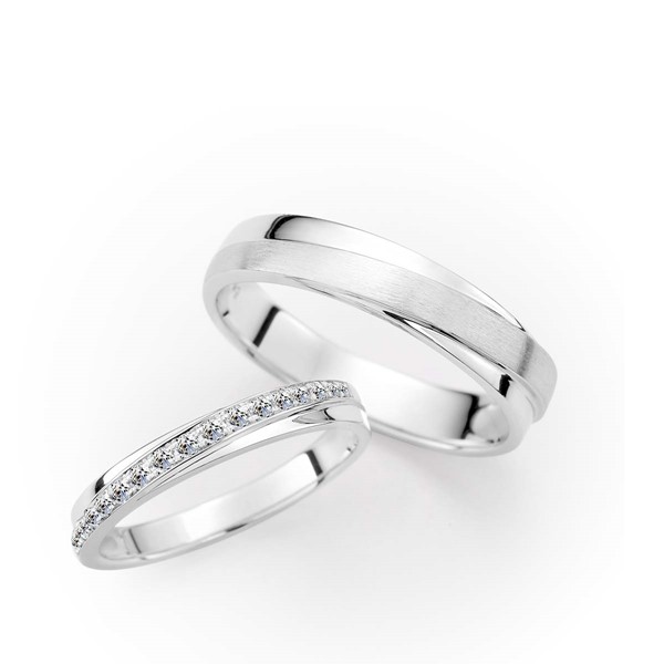 星系引力-恆引 925純銀/真鑽 結婚對戒