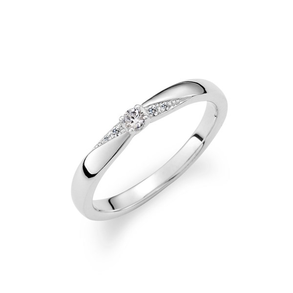 星系引力-心點 925純銀/真鑽 結婚對戒