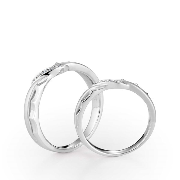 星系引力-織愛 925純銀/真鑽 結婚對戒