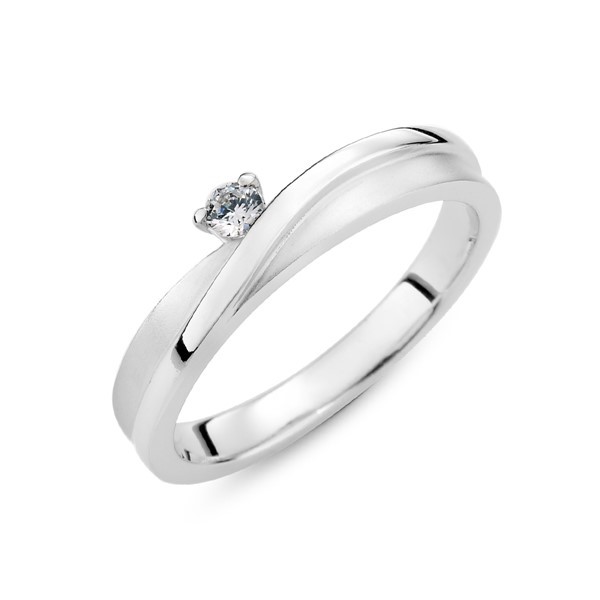 許願之星 925純銀/真鑽 結婚對戒