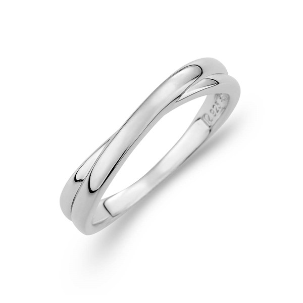 同向而行 純銀925 男款定情對戒