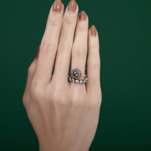 女王誕辰組合戒 純銀 女款戒指飾品