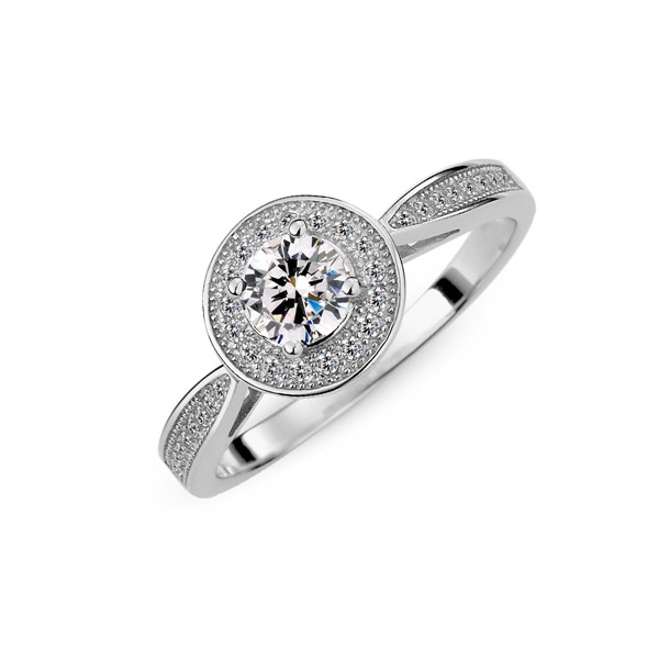 璀璨滿鑽 925純銀 女款戒指飾品