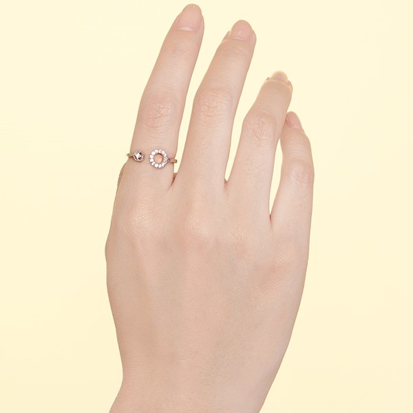 圓點之間活圍 925純銀 女款戒指飾品