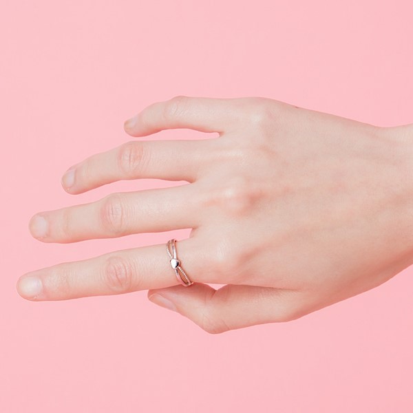 交織的愛 純銀 女款戒指飾品
