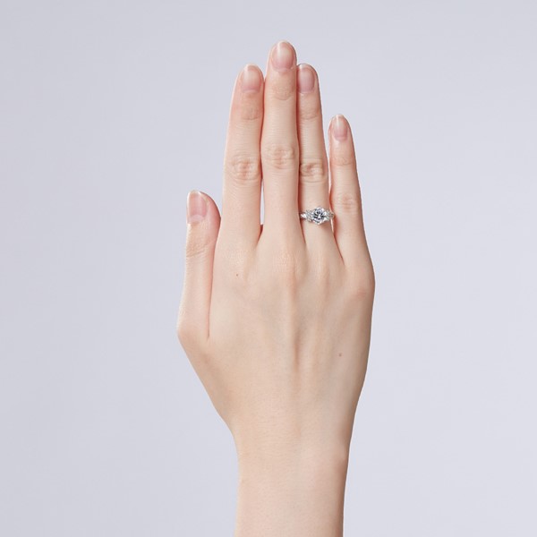 施華洛世奇元素經典奢華 純銀 求婚訂婚戒/6.9mm鋯石