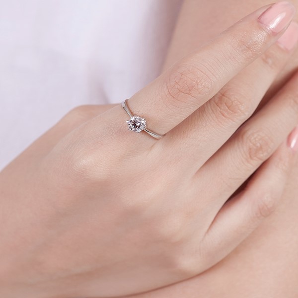 經典月光 純銀/鋯石 女款戒指飾品